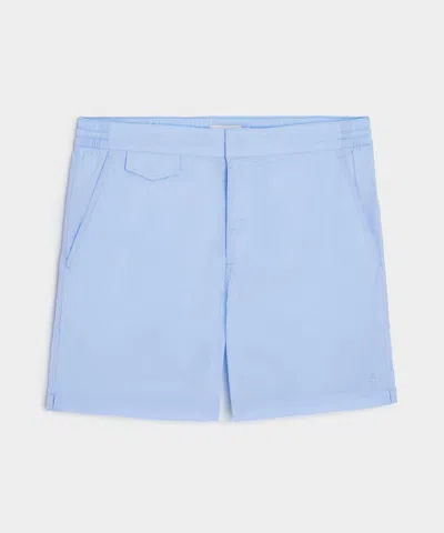 Todd Snyder 5" Collection Swim Trunk In Blue