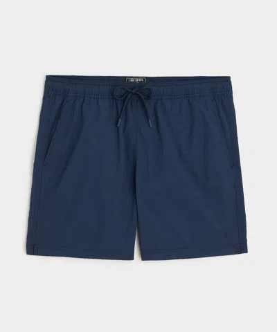 Todd Snyder 5" Montauk Swim Trunk In Blue