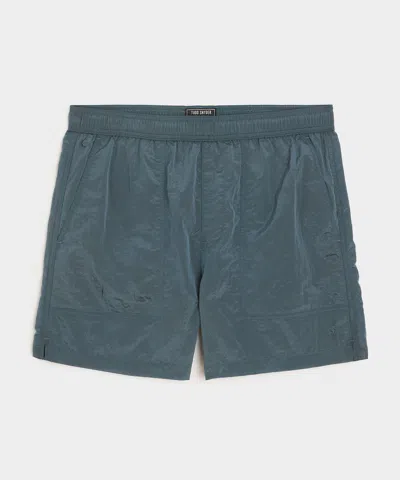 Todd Snyder 5" Nylon Everywhere Short In Blue