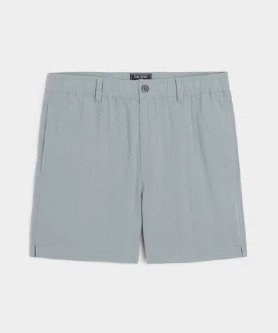 Todd Snyder 5" Seersucker Beachcomber Short In Gray