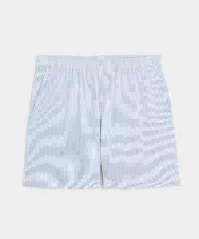 Todd Snyder 5" Seersucker Coaches Short In Blue