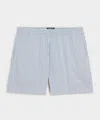 Todd Snyder 5" Striped Poplin Short In Blue