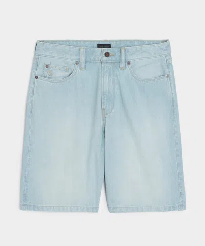 Todd Snyder 8" Relaxed Denim Short In Light Indigo In Blue