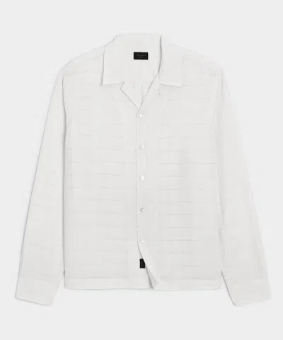 Todd Snyder Ajour Camp Collar Shirt In White