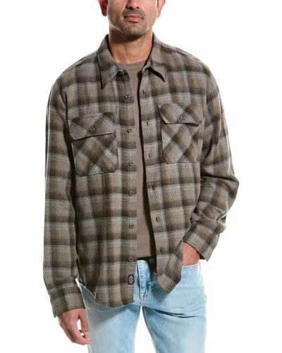 Todd Snyder Alaskan Chamois Shirt In Grey