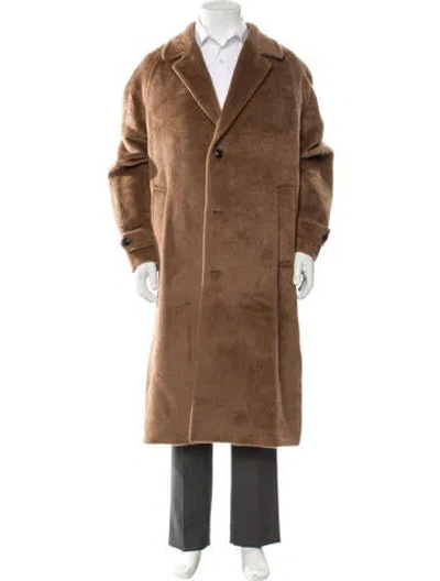 Pre-owned Todd Snyder Alpaca Overcoat In Brown