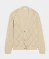 Todd Snyder Argyle Cardigan In Gray