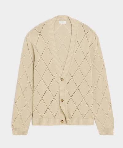 Todd Snyder Argyle Cardigan In Gray