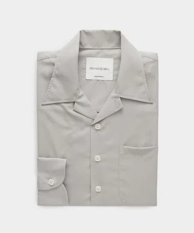 Todd Snyder Armando Cabral Long Sleeve Camp Collar Dress Shirt In Gray