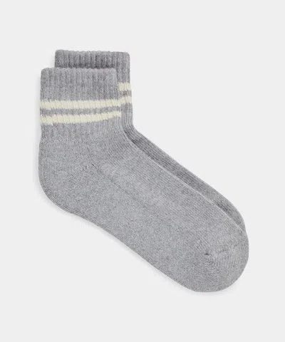 Todd Snyder Athletic Ankle Sock In Grey In Gray