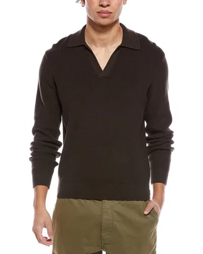 Todd Snyder Beachwood Polo Shirt In Brown
