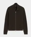 Todd Snyder Beechwood Full-zip Sweater In Brown
