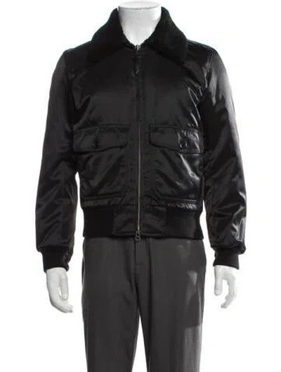 Pre-owned Todd Snyder Bomber Jacket In Black
