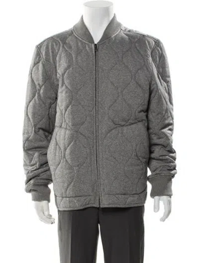 Pre-owned Todd Snyder Bomber Jacket In Gray