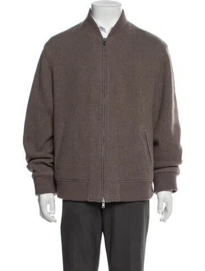 Pre-owned Todd Snyder Bomber Jacket In Gray