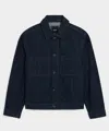 Todd Snyder Boxy Denim Jacket In Purple