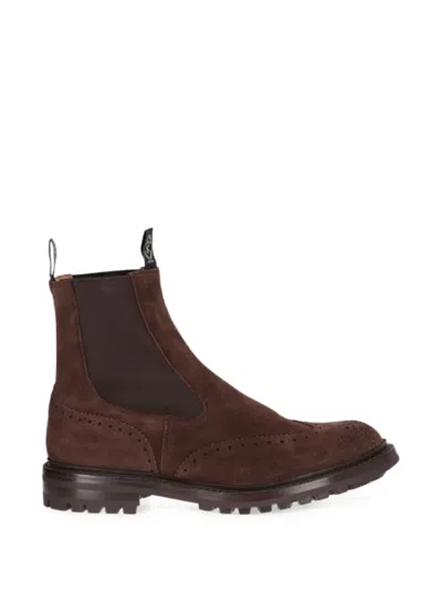 Todd Snyder Brogue-detail Chelsea Boots In Brown