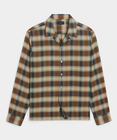 Todd Snyder Brushed Camp Shirt In Multi