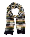 Todd Snyder Bubble Stripe Wool Scarf In Multi