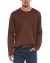 Todd Snyder Burgundy Luxe Jersey T-shirt In Brown