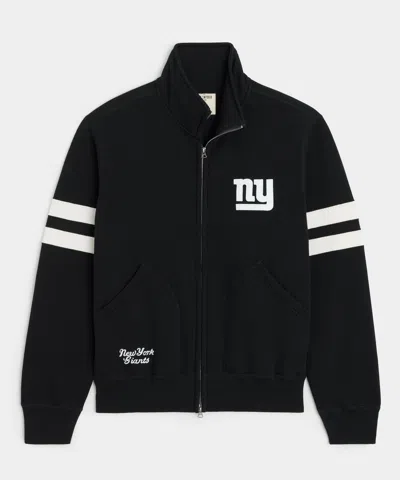 Todd Snyder By Fanatics For Nfl Giants Full-zip Fleece Sweatshirt In Black