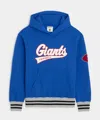 Todd Snyder By Fanatics For Nfl Giants Oversized Fleece Hoodie In Blue
