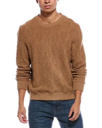 TODD SNYDER TODD SNYDER CABLE-KNIT WOOL-BLEND CREWNECK SWEATER