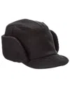 Todd Snyder Câbleami Double Heavy Boa Cap In Black