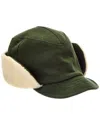 Todd Snyder Cableami Double Heavy Boa Cap In Green