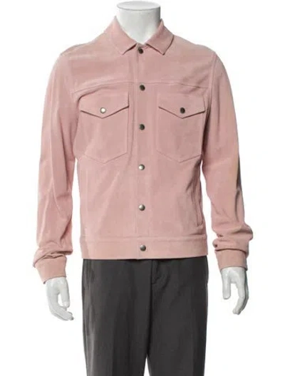 Pre-owned Todd Snyder Calfskin Denim Jacket In Pink