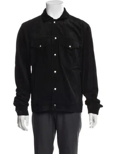 Pre-owned Todd Snyder Calfskin Jacket In Black
