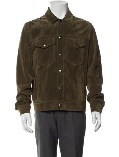 Pre-owned Todd Snyder Calfskin Jacket In Green