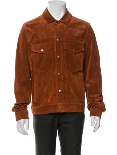 Pre-owned Todd Snyder Calfskin Jacket In Orange