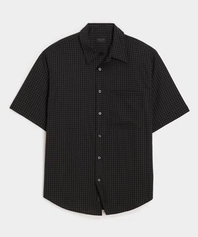 Todd Snyder Canopy Shirt In Black In Blue
