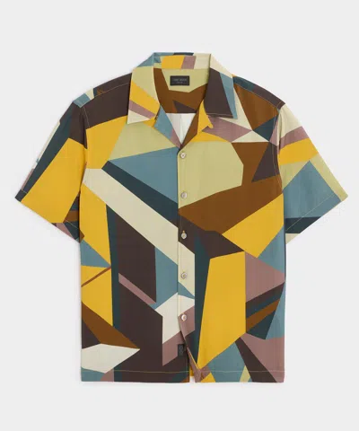 Todd Snyder Capri Shirt In Geometric In Multi