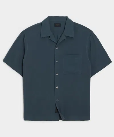 Todd Snyder Capri Shirt In Steel Blue