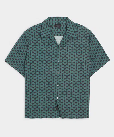 Todd Snyder Capri Shirt In Teal In Blue