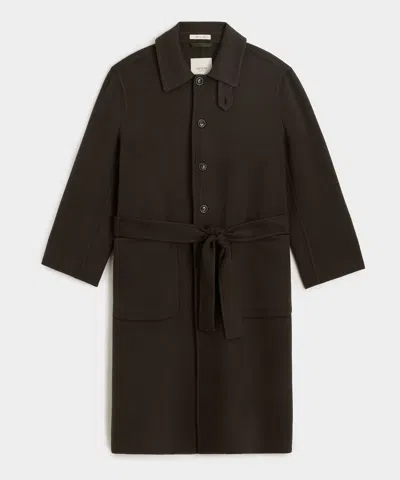 Todd Snyder Cashmere Belted Topcoat In Brown