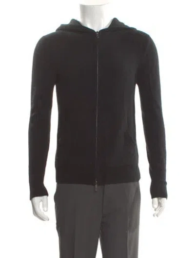 Pre-owned Todd Snyder Cashmere Crew Neck Hoodie In Blue