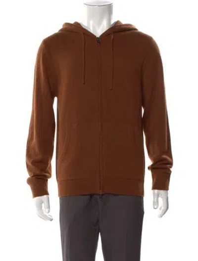 Pre-owned Todd Snyder Cashmere Crew Neck Hoodie In Brown