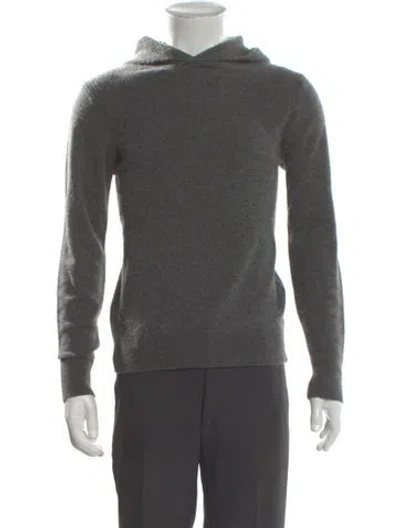 Pre-owned Todd Snyder Cashmere Crew Neck Hoodie In Gray