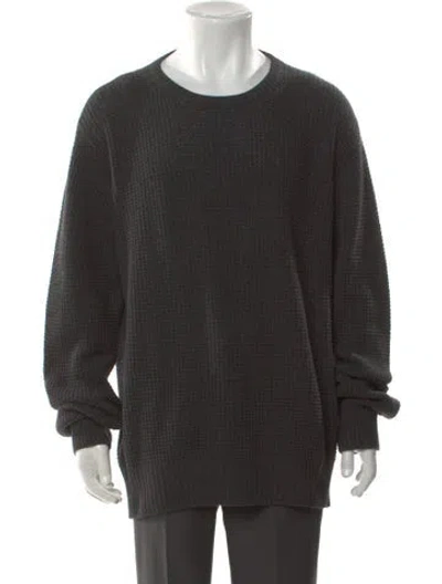Pre-owned Todd Snyder Cashmere Crew Neck Pullover In Black