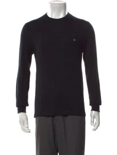 Pre-owned Todd Snyder Cashmere Crew Neck Pullover In Black