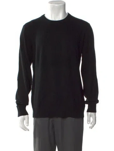 Pre-owned Todd Snyder Cashmere Crew Neck Pullover In Black