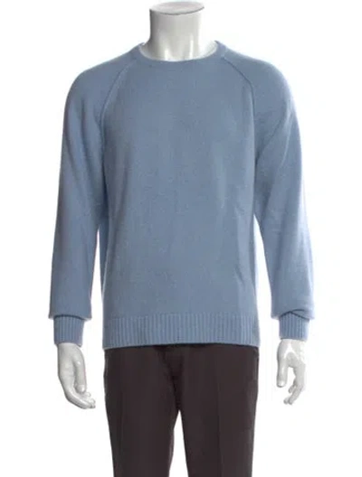Pre-owned Todd Snyder Cashmere Crew Neck Pullover In Blue