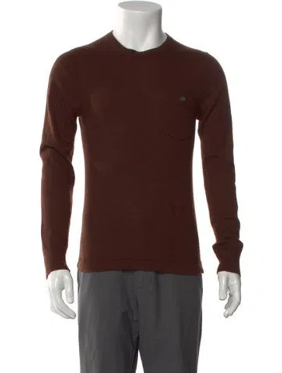 Pre-owned Todd Snyder Cashmere Crew Neck Pullover In Brown