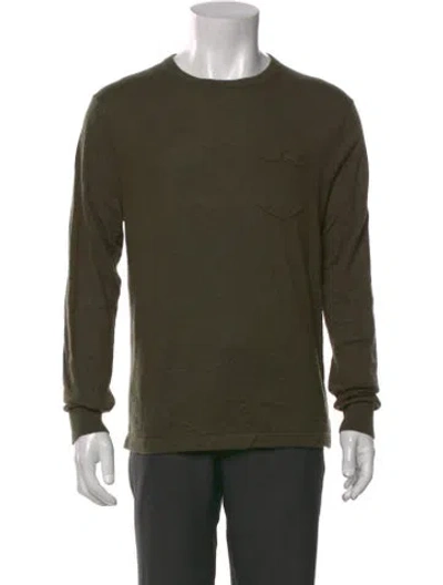 Pre-owned Todd Snyder Cashmere Crew Neck Pullover In Green
