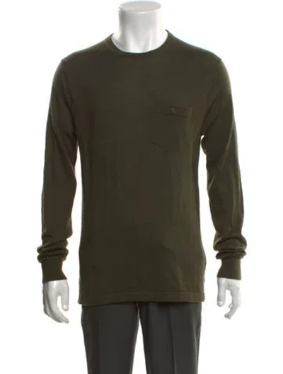 Pre-owned Todd Snyder Cashmere Crew Neck Pullover In Green