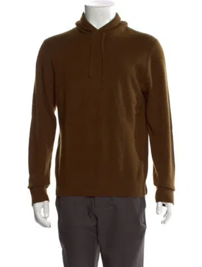 Pre-owned Todd Snyder Cashmere Mock Neck Pullover In Brown