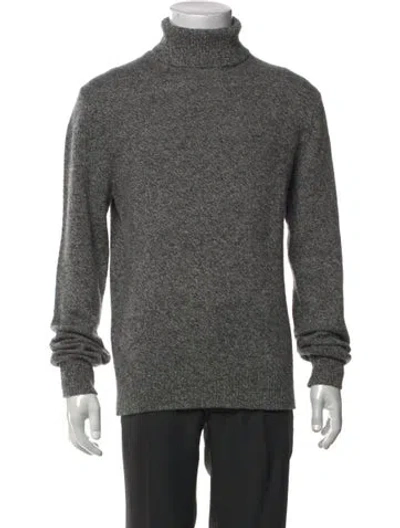 Pre-owned Todd Snyder Cashmere Turtleneck Pullover In Gray